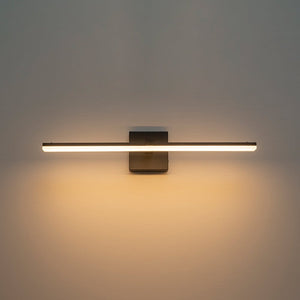 LightFixturesUSA - Minimalist Dimmable LED Linear Vanity Sconce Picture Light - Wall Sconce - Black - 