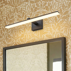 LightFixturesUSA - Minimalist Dimmable LED Linear Vanity Sconce Picture Light - Wall Sconce - Black - 