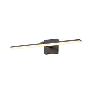 LightFixturesUSA - Minimalist Dimmable LED Linear Vanity Sconce Picture Light - Wall Sconce - Black - 