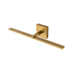 LightFixturesUSA - Minimalist Dimmable LED Linear Vanity Sconce Picture Light - Wall Sconce - Brass - 