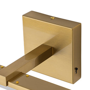 LightFixturesUSA - Minimalist Dimmable LED Linear Vanity Sconce Picture Light - Wall Sconce - Brass - 