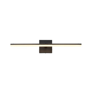 LightFixturesUSA - Minimalist Dimmable LED Linear Vanity Sconce Picture Light - Wall Sconce - Brass - 