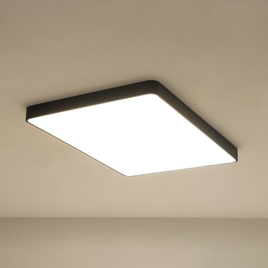 LightFixturesUSA - Minimalist Dimmable LED Rectangle Flush Mount Ceiling Light - Ceiling Light - Grey - 