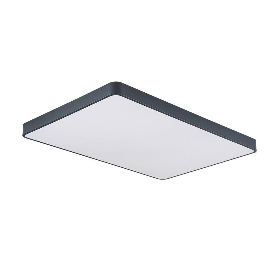 LightFixturesUSA - Minimalist Dimmable LED Rectangle Flush Mount Ceiling Light - Ceiling Light - Grey - 