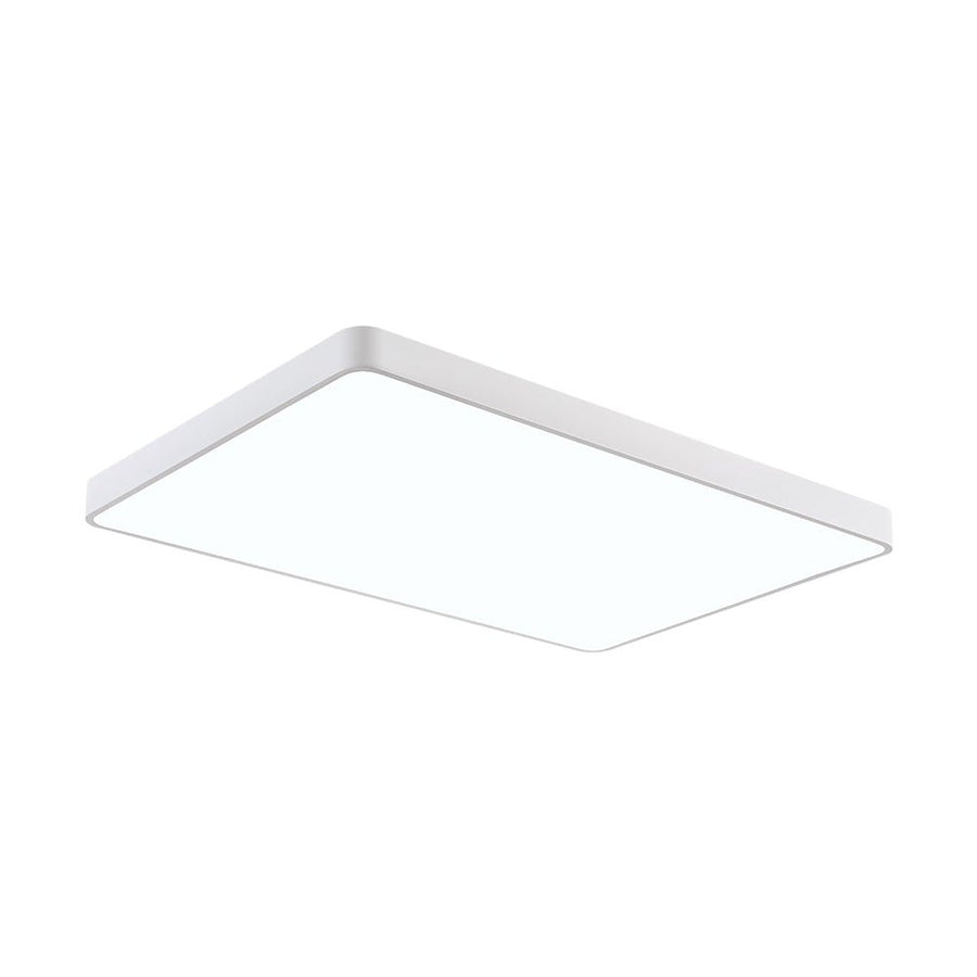 LightFixturesUSA - Minimalist Dimmable LED Rectangle Flush Mount Ceiling Light - Ceiling Light - White - 