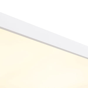 LightFixturesUSA - Minimalist Dimmable LED Rectangle Flush Mount Ceiling Light - Ceiling Light - White - 