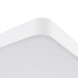 LightFixturesUSA - Minimalist Dimmable LED Rectangle Flush Mount Ceiling Light - Ceiling Light - White - 