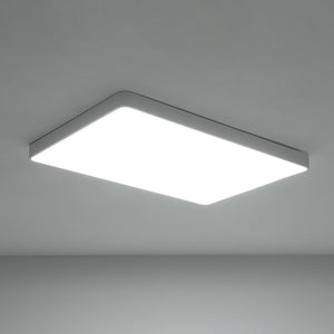 LightFixturesUSA - Minimalist Dimmable LED Rectangle Flush Mount Ceiling Light - Ceiling Light - White - 