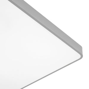 LightFixturesUSA-Minimalist Dimmable LED Square Flush Mount Ceiling Light-Ceiling Light-Grey-