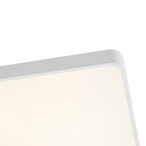 LightFixturesUSA-Minimalist Dimmable LED Square Flush Mount Ceiling Light-Ceiling Light-Grey-