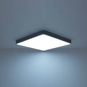 LightFixturesUSA-Minimalist Dimmable LED Square Flush Mount Ceiling Light-Ceiling Light-Grey-