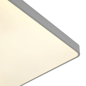 LightFixturesUSA-Minimalist Dimmable LED Square Flush Mount Ceiling Light-Ceiling Light-Grey-