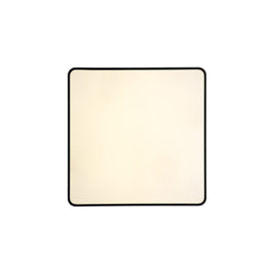 LightFixturesUSA-Minimalist Dimmable LED Square Flush Mount Ceiling Light-Ceiling Light-White-