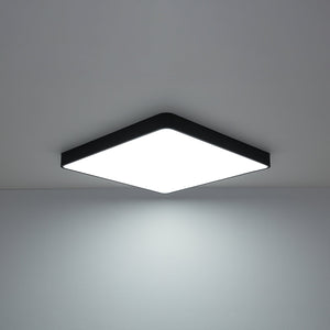 LightFixturesUSA-Minimalist Dimmable LED Square Flush Mount Ceiling Light-Ceiling Light-White-