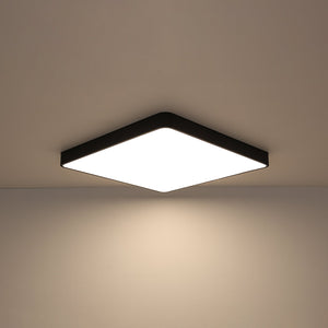 LightFixturesUSA-Minimalist Dimmable LED Square Flush Mount Ceiling Light-Ceiling Light-White-