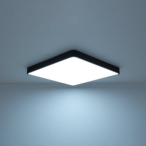 LightFixturesUSA-Minimalist Dimmable LED Square Flush Mount Ceiling Light-Ceiling Light-White-