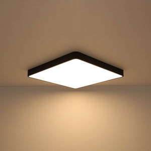 LightFixturesUSA-Minimalist Dimmable LED Square Flush Mount Ceiling Light-Ceiling Light-White-