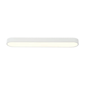 LightFixturesUSA - Minimalist Long Oval Dimmable LED Flush Mount Ceiling Light - Ceiling Light - White - 