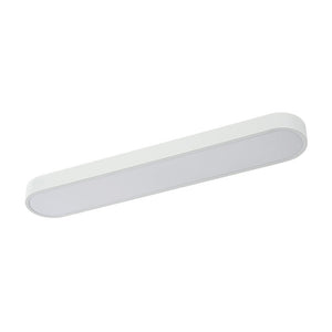 LightFixturesUSA - Minimalist Long Oval Dimmable LED Flush Mount Ceiling Light - Ceiling Light - White - 