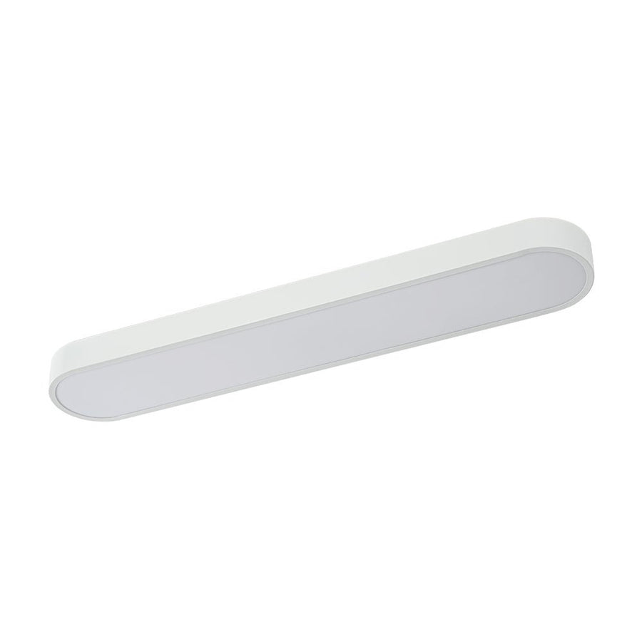 LightFixturesUSA - Minimalist Long Oval Dimmable LED Flush Mount Ceiling Light - Ceiling Light - White - 