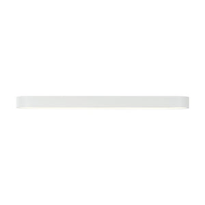 LightFixturesUSA - Minimalist Long Oval Dimmable LED Flush Mount Ceiling Light - Ceiling Light - White - 
