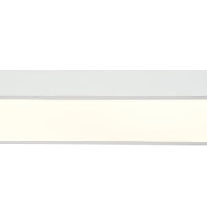LightFixturesUSA - Minimalist Long Oval Dimmable LED Flush Mount Ceiling Light - Ceiling Light - White - 