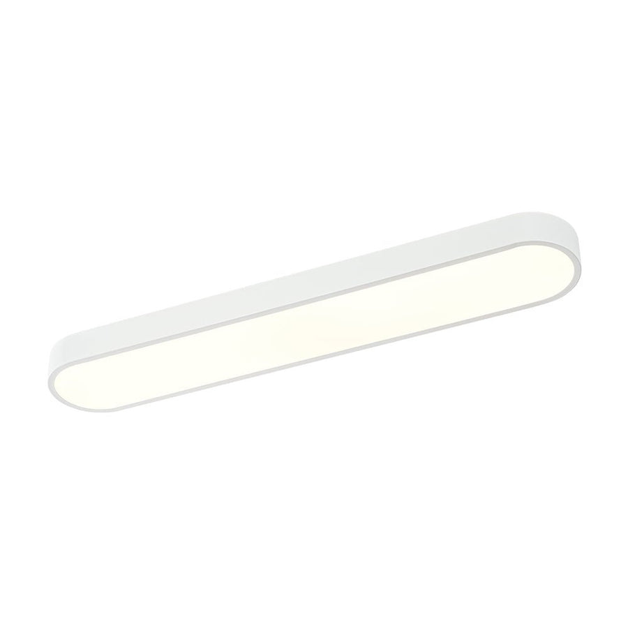 LightFixturesUSA - Minimalist Long Oval Dimmable LED Flush Mount Ceiling Light - Ceiling Light - White - 