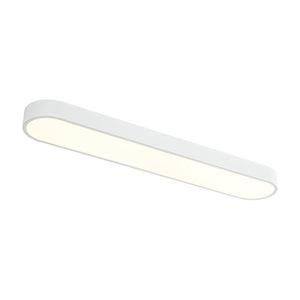 LightFixturesUSA - Minimalist Long Oval Dimmable LED Flush Mount Ceiling Light - Ceiling Light - White - 