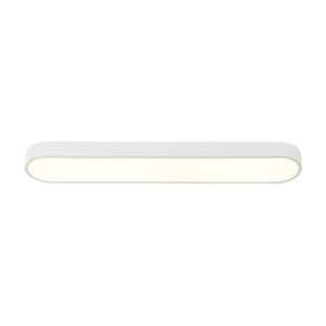 LightFixturesUSA - Minimalist Long Oval Dimmable LED Flush Mount Ceiling Light - Ceiling Light - White - 