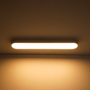 LightFixturesUSA - Minimalist Long Oval Dimmable LED Flush Mount Ceiling Light - Ceiling Light - White - 