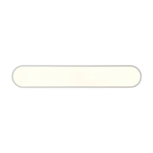 LightFixturesUSA - Minimalist Long Oval Dimmable LED Flush Mount Ceiling Light - Ceiling Light - White - 