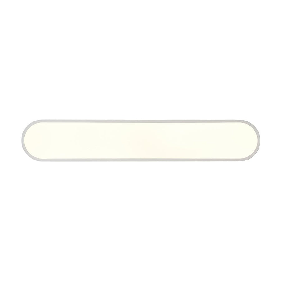 LightFixturesUSA - Minimalist Long Oval Dimmable LED Flush Mount Ceiling Light - Ceiling Light - White - 