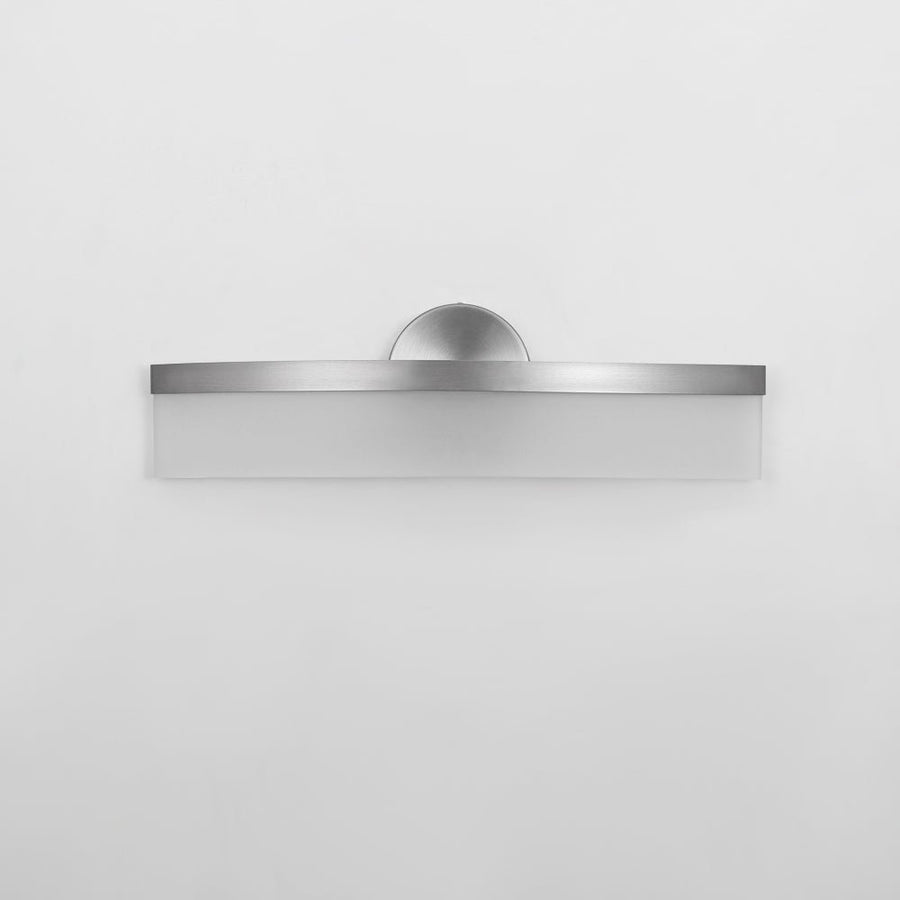LightFixturesUSA - Minimalist Nickel Arched Dimmable LED Vanity Wall Light - Wall Sconce - Nickel - 