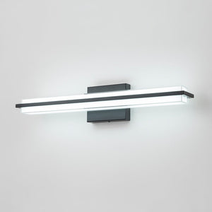 LightFixturesUSA - Minimalist Rectangle Dimmable LED Vanity Wall Light - Wall Sconce - Black - 