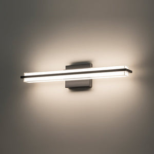 LightFixturesUSA - Minimalist Rectangle Dimmable LED Vanity Wall Light - Wall Sconce - Black - 