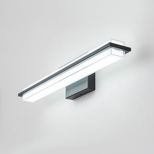 LightFixturesUSA - Minimalist Rectangle Dimmable LED Vanity Wall Light - Wall Sconce - Black - 