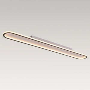 LightFixturesUSA - Minimalist Streamlined Oval Warm LED Ceiling Light - Ceiling Light - 39in - 