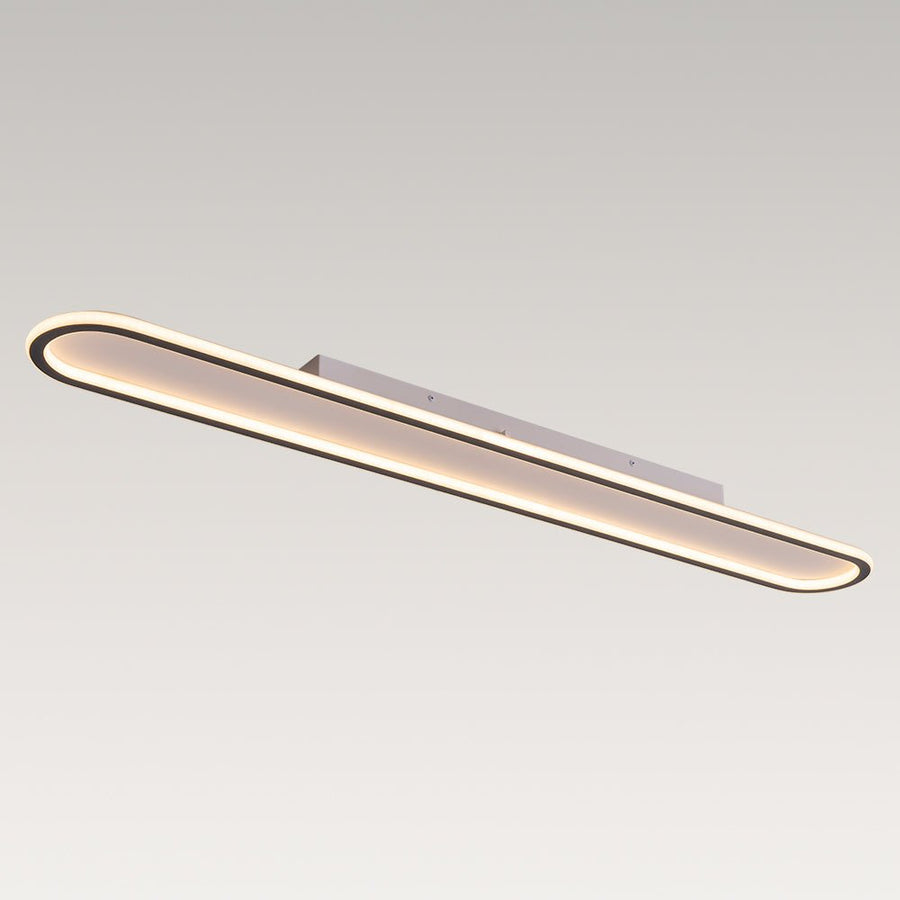 LightFixturesUSA - Minimalist Streamlined Oval Warm LED Ceiling Light - Ceiling Light - 39in - 