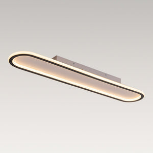 LightFixturesUSA - Minimalist Streamlined Oval Warm LED Ceiling Light - Ceiling Light - 39in - 