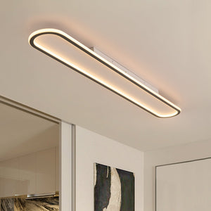 LightFixturesUSA - Minimalist Streamlined Oval Warm LED Ceiling Light - Ceiling Light - 47in - 