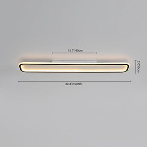 LightFixturesUSA - Minimalist Streamlined Rectangular Warm LED Ceiling Light - Ceiling Light - 39in - 