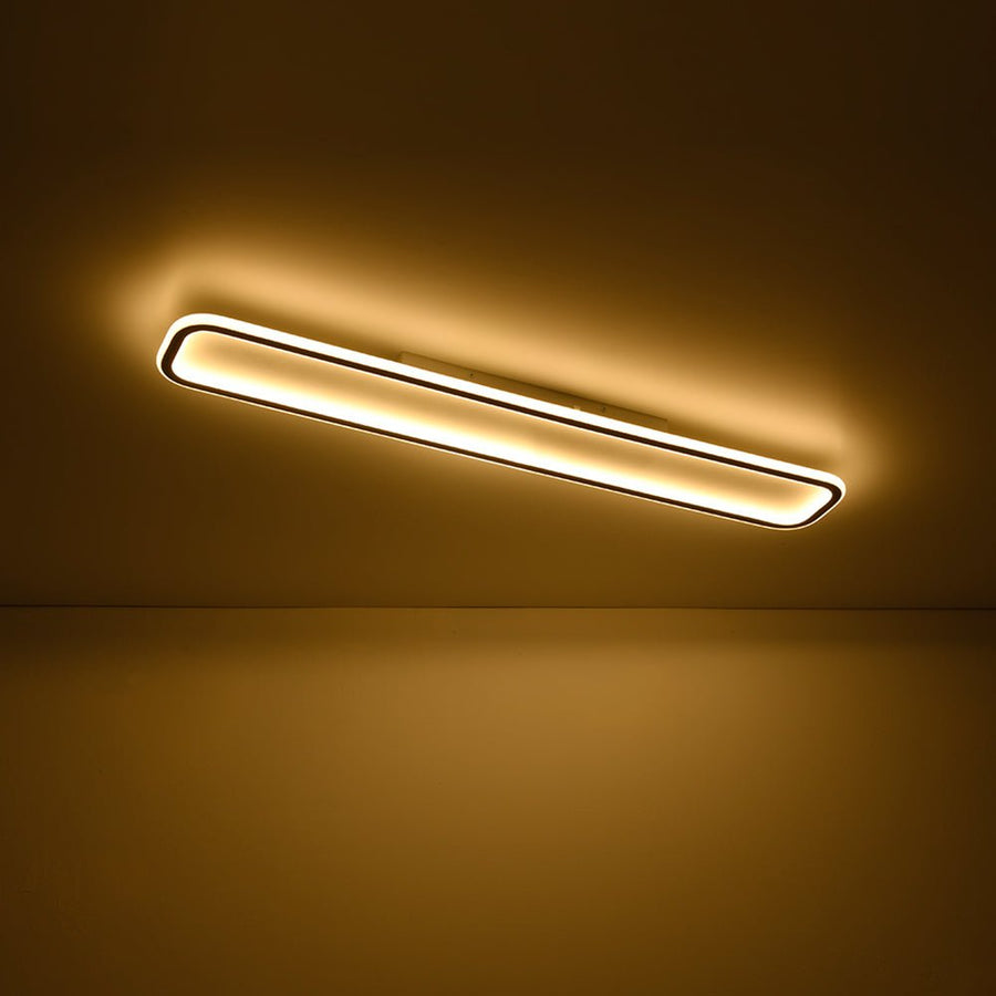 LightFixturesUSA - Minimalist Streamlined Rectangular Warm LED Ceiling Light - Ceiling Light - 39in - 