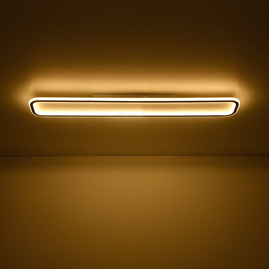 LightFixturesUSA - Minimalist Streamlined Rectangular Warm LED Ceiling Light - Ceiling Light - 39in - 