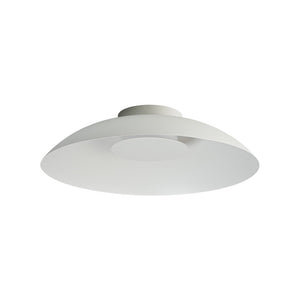 LightFixturesUSA - Minimalist Wide Flat Dome Dimmable LED Ceiling Light - Ceiling Light - White - 