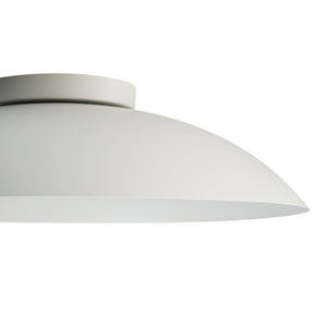 LightFixturesUSA - Minimalist Wide Flat Dome Dimmable LED Ceiling Light - Ceiling Light - White - 