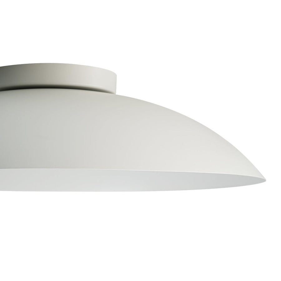 LightFixturesUSA - Minimalist Wide Flat Dome Dimmable LED Ceiling Light - Ceiling Light - White - 