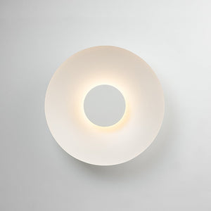 LightFixturesUSA - Minimalist Wide Flat Dome Dimmable LED Ceiling Light - Ceiling Light - White - 