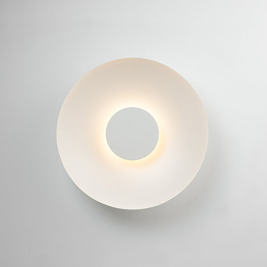 LightFixturesUSA - Minimalist Wide Flat Dome Dimmable LED Ceiling Light - Ceiling Light - White - 