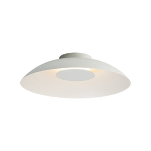 LightFixturesUSA - Minimalist Wide Flat Dome Dimmable LED Ceiling Light - Ceiling Light - White - 
