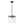 LightFixturesUSA - Modern 1 - Light Clear Glass Square Cage Pendant Light - Pendant Light - 8.6in - 